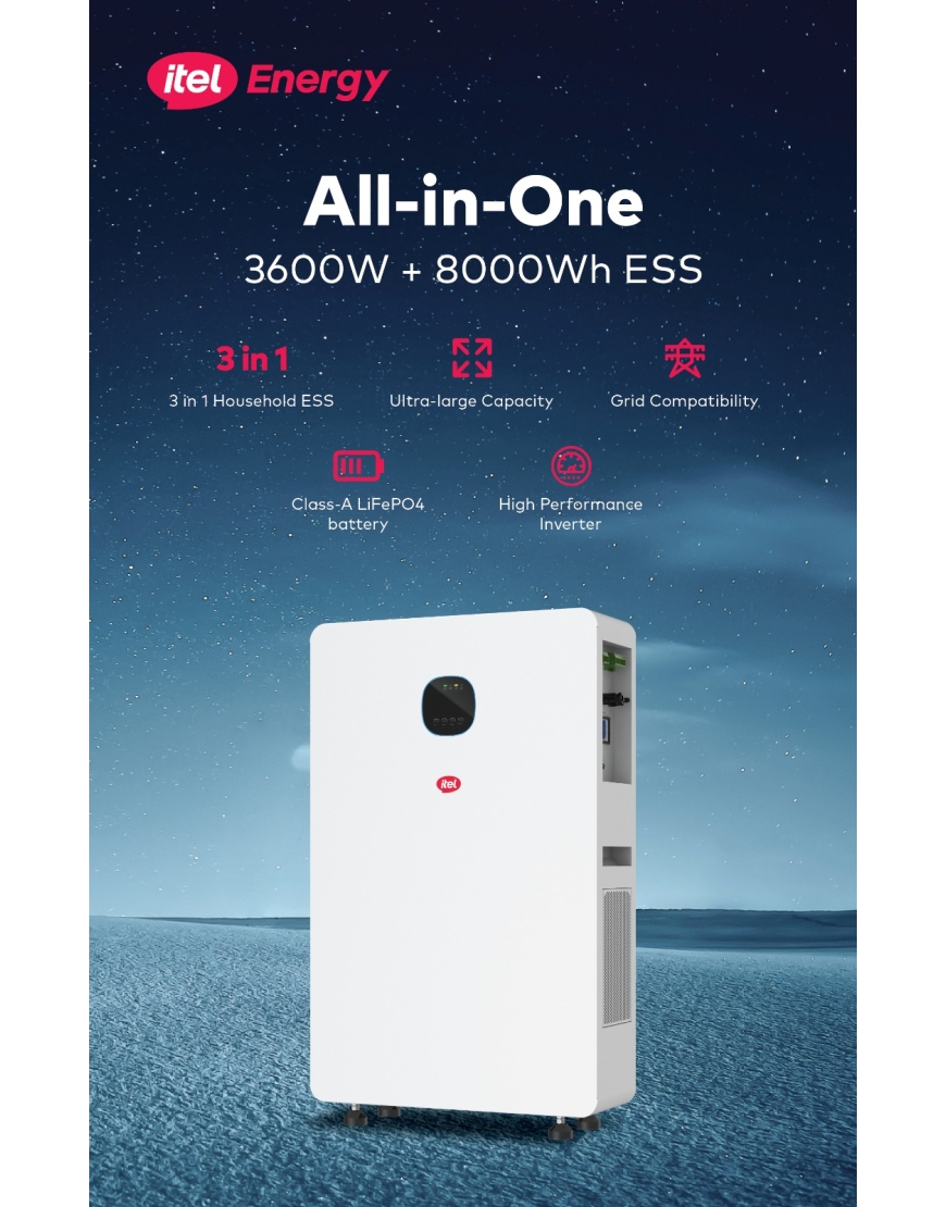 itel energy IESS 4.2KVA 8KWh MPPT 5KW 500V (All in One)
